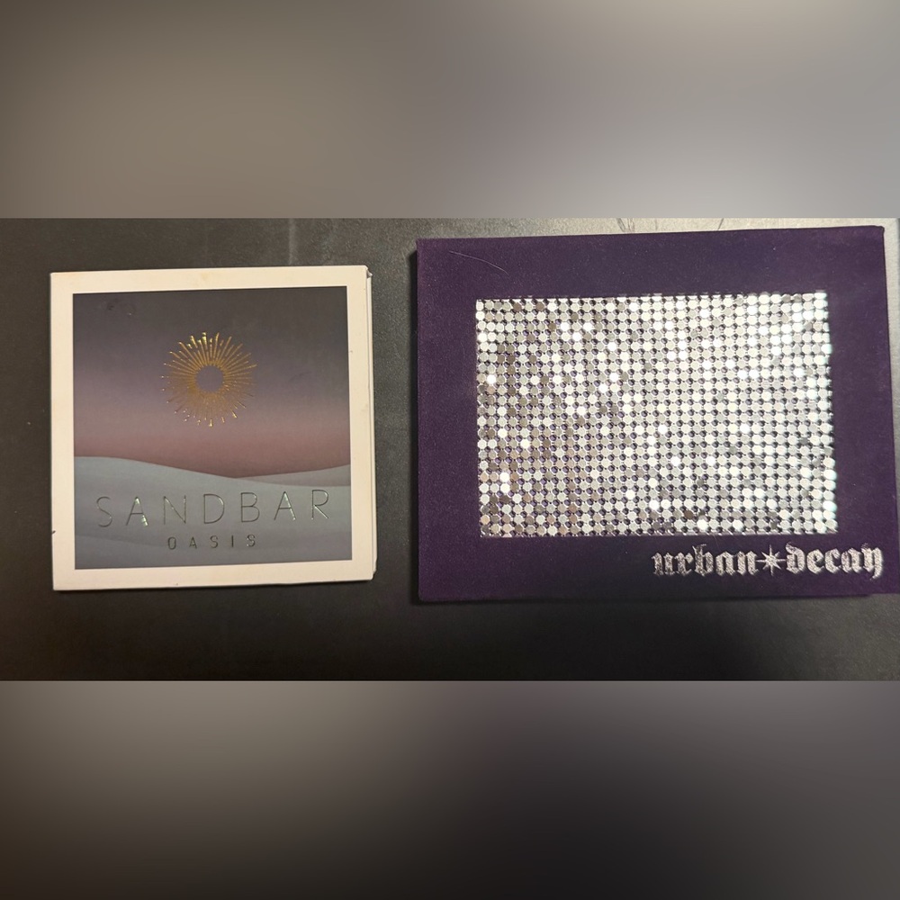 Purple and Silver Eyeshadow Palette